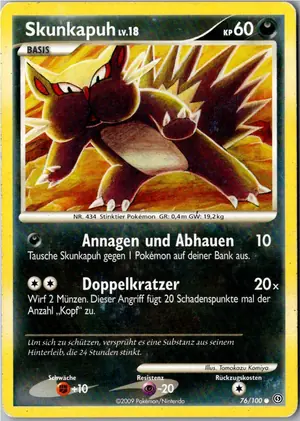 Skunkapuh Exemplar 2,25 €
