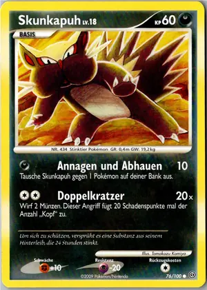 Skunkapuh Exemplar 2,25 €