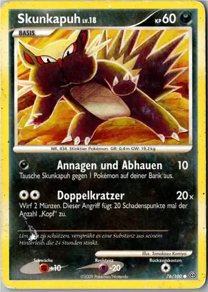 Skunkapuh Exemplar 2,25 €