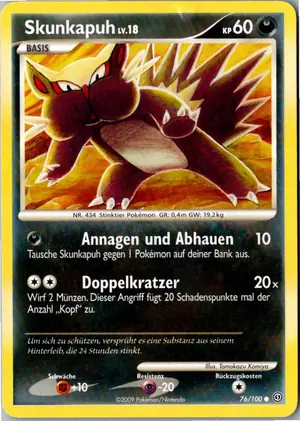 Skunkapuh Exemplar 2,25 €