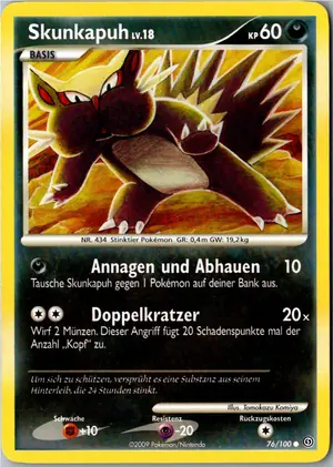 Skunkapuh Exemplar 2,25 €