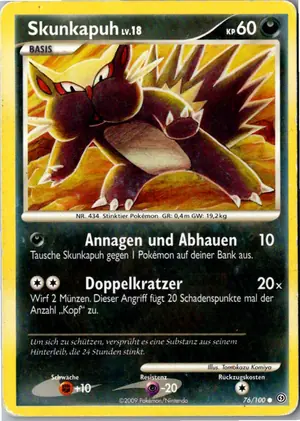 Skunkapuh Exemplar 2,25 €