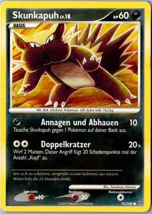 Skunkapuh Exemplar 2,25 €