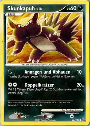 Skunkapuh Exemplar 2,25 €