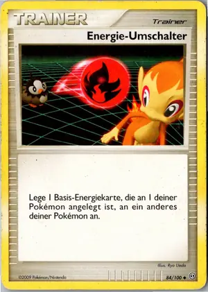 Pokémon-Karte Energie-Umschalter 84/100 Sturmtief