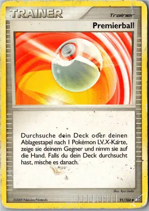 Pokémon-Karte Premierball 91/100 Sturmtief