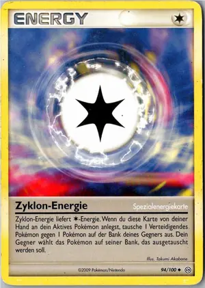 Pokémon-Karte Zyklon-Energie 94/100 Sturmtief