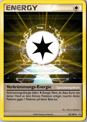 Pokémon-Karte Verkrümmungs-Energie 95/100 Sturmtief