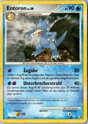 Pokémon-Karte Entoron 28/132 Rätselhafte Wunder