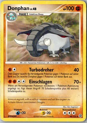 Donphan Exemplar 1,95 €
