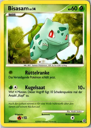 Bisasam Exemplar 2,95 €