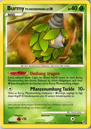 Burmy Pflanzenumhang Exemplar 1,95 €