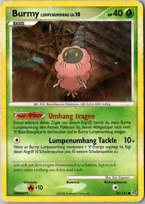 Burmy Lumpenumhang Exemplar 1,95 €