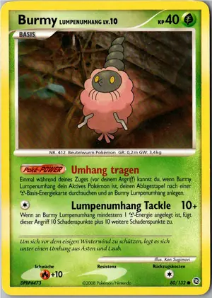 Burmy Lumpenumhang Exemplar 1,95 €