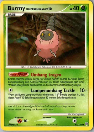 Burmy Lumpenumhang Exemplar 1,95 €