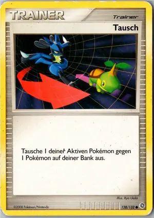 Pokémon-Karte Tausch 128/132 Rätselhafte Wunder