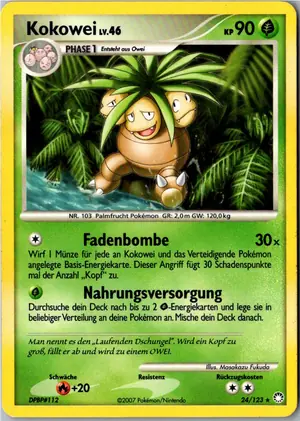 Pokémon-Karte Kokowei 24/123 Geheimnisvolle Schätze