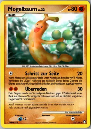 Pokémon-Karte Mogelbaum 35/123 Geheimnisvolle Schätze