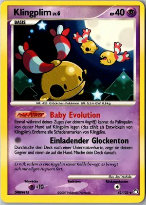 Klingplim Exemplar 2,25 €