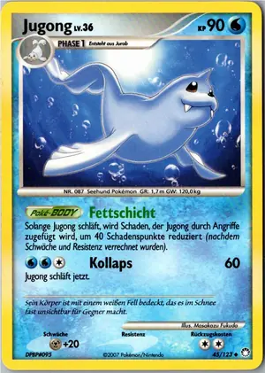 Pokémon-Karte Jugong 45/123 Geheimnisvolle Schätze