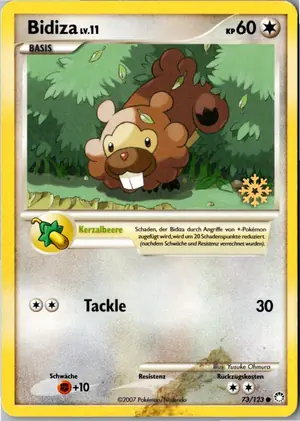 Pokémon-Karte Bidiza 73/123 Geheimnisvolle Schätze