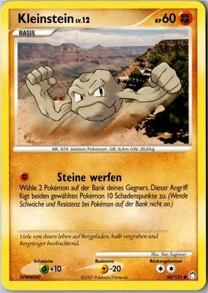 Kleinstein Exemplar 2,25 €