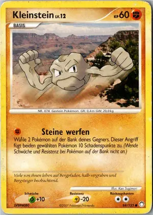 Kleinstein Exemplar 2,25 €