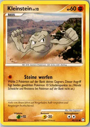 Kleinstein Exemplar 2,25 €