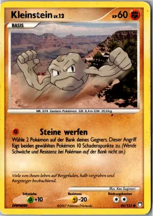 Kleinstein Exemplar 2,25 €