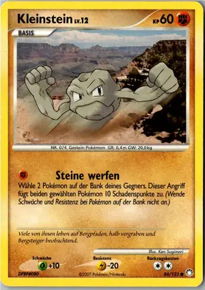 Kleinstein Exemplar 2,25 €