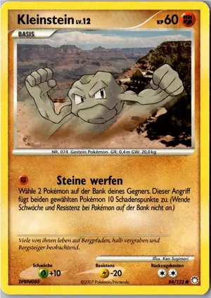 Kleinstein Exemplar 2,25 €