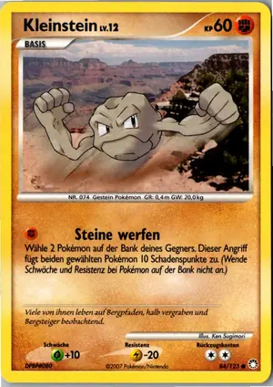 Kleinstein Exemplar 2,25 €