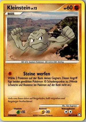 Kleinstein Exemplar 2,25 €