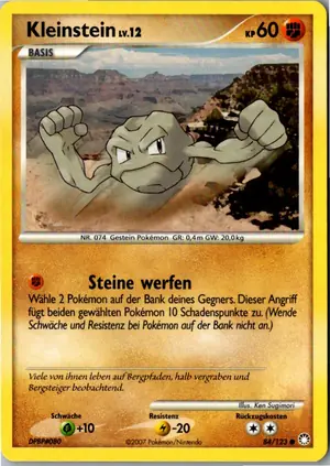 Kleinstein Exemplar 2,25 €
