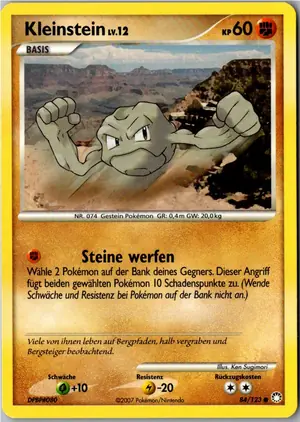 Kleinstein Exemplar 2,25 €