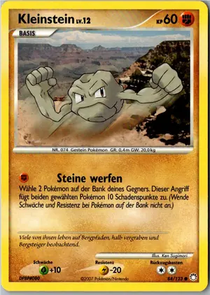 Kleinstein Exemplar 2,25 €