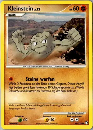 Kleinstein Exemplar 2,25 €