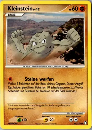 Kleinstein Exemplar 2,25 €