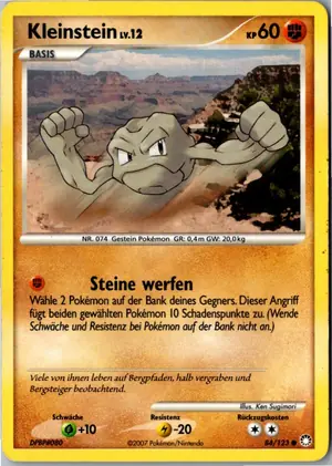 Kleinstein Exemplar 2,25 €