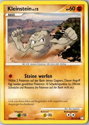 Kleinstein Exemplar 2,25 €