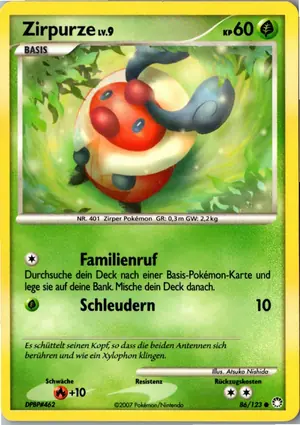 Zirpurze Exemplar 1,95 €