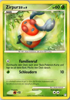 Zirpurze Exemplar 1,95 €
