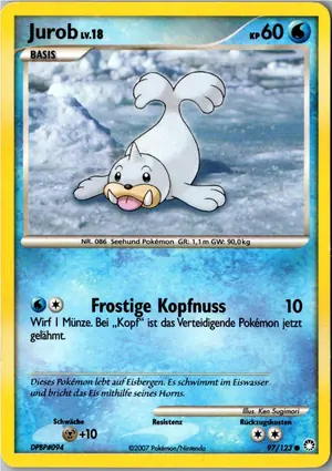 Pokémon-Karte Jurob 97/123 Geheimnisvolle Schätze