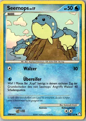 Pokémon-Karte Seemops 102/123 Geheimnisvolle Schätze