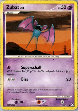 Zubat Exemplar 1,95 €