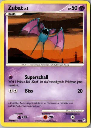 Zubat Exemplar 1,95 €