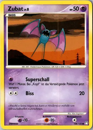 Zubat Exemplar 1,95 €