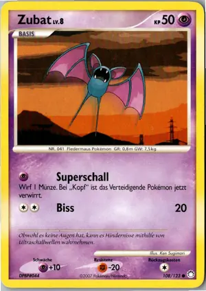 Zubat Exemplar 1,95 €