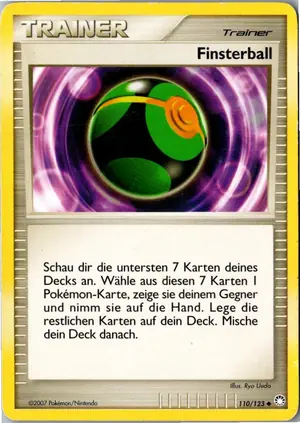 Pokémon-Karte Finsterball 110/123 Geheimnisvolle Schätze