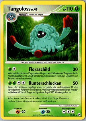 Pokémon-Karte Tangoloss 10/99 Arceus